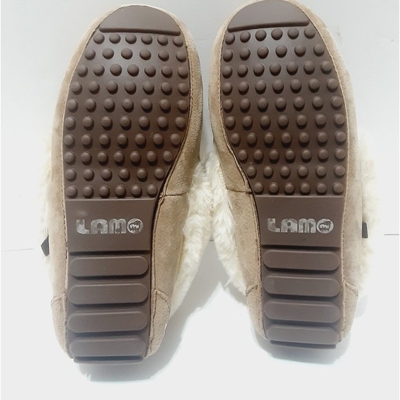 Lamo Moccasin Shearling Slip-On Loafers US 5 Cozy Winter Indoor Outdoor Shoes - Picture 6 of 7